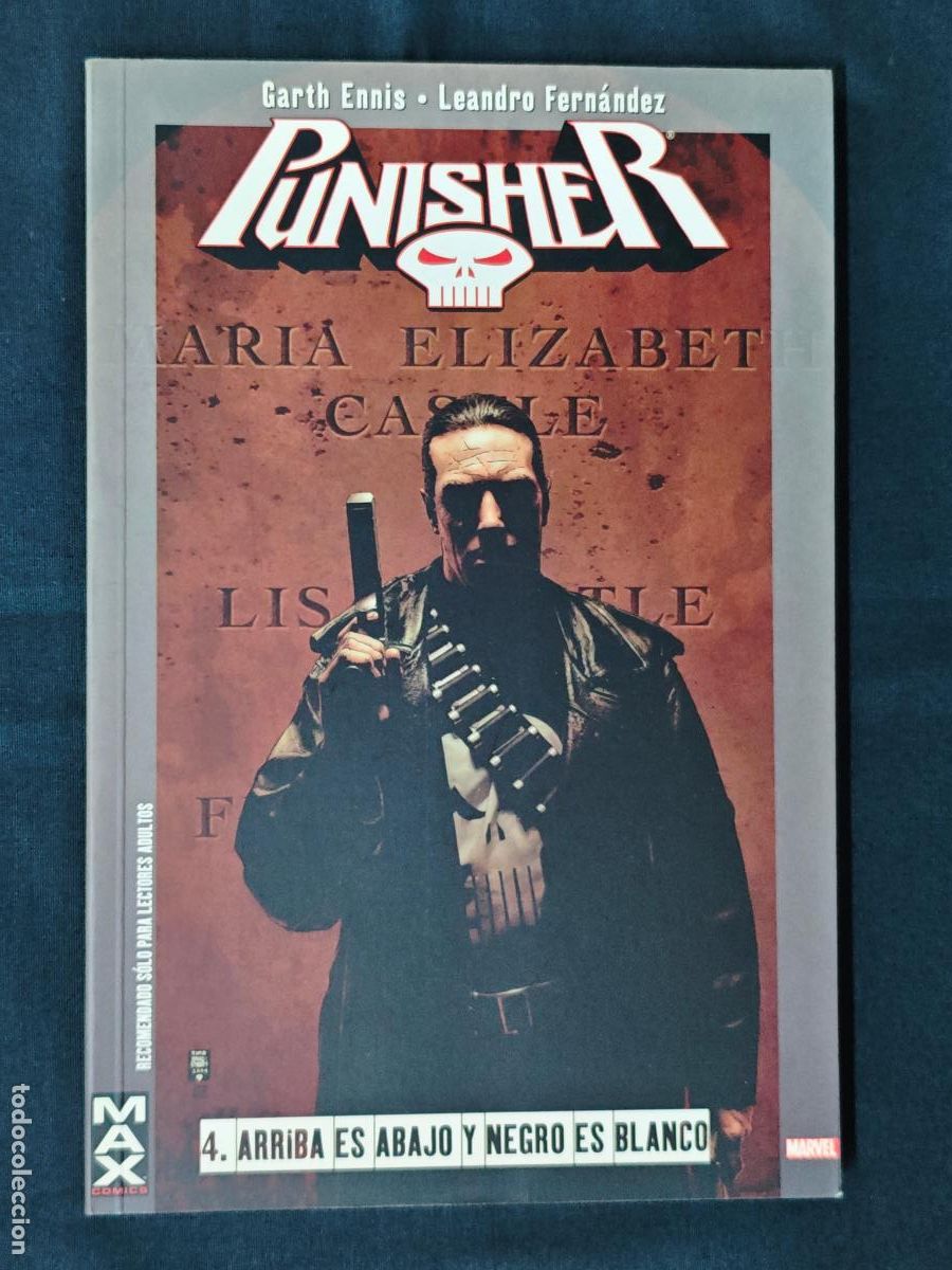 C&oacute;mics: PUNISHER - ARRIBA ES ABAJO Y NEGRO ES BLANCO - PANINI -