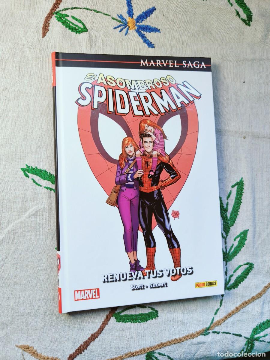 C&oacute;mics: El Asombroso Spiderman Superior 50. Renueva votos. Marvel Saga. Panini.