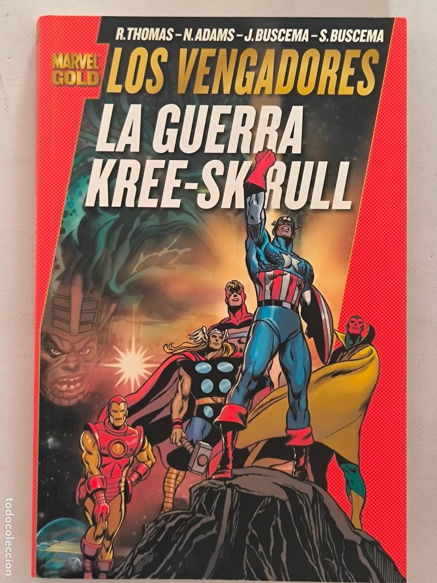 C&oacute;mics: LOS VENGADORES - LA GUERRA DE KREE SKRULL - MARVEL GOLD - PANINI (168)