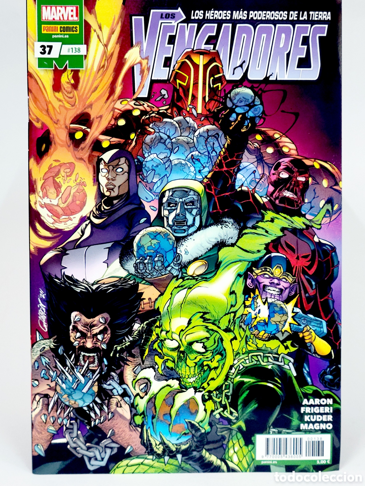 C&oacute;mics: C&Oacute;MIC LOS VENGADORES 138 PANINI MARVEL GRAPA DE KIOSCO