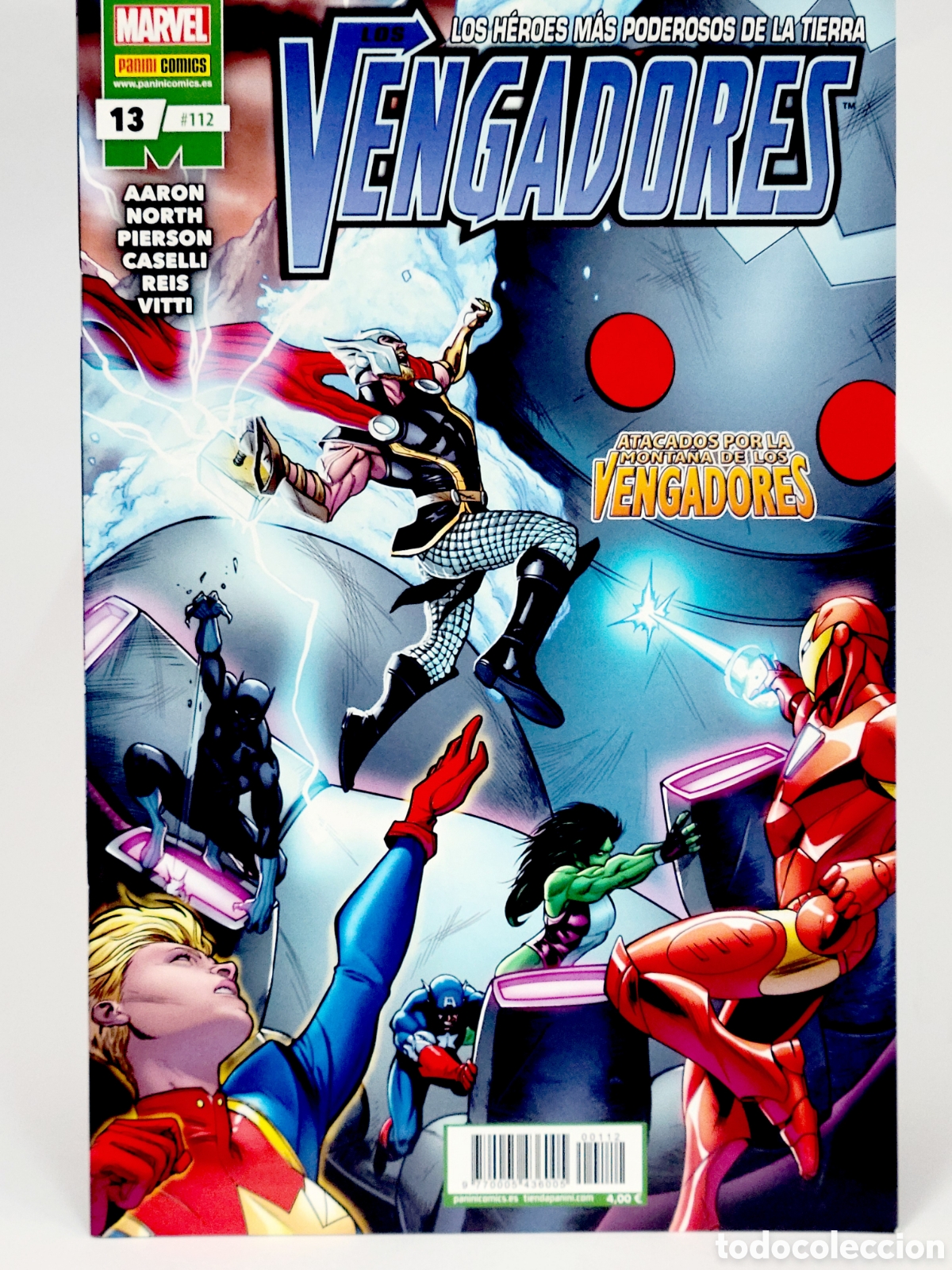 C&oacute;mics: C&Oacute;MIC LOS VENGADORES 112 PANINI MARVEL GRAPA DE KIOSCO