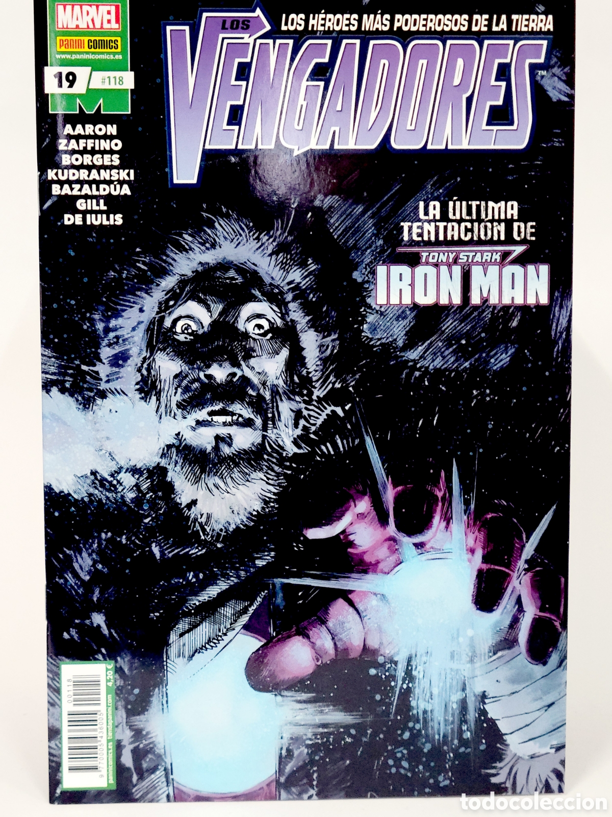 C&oacute;mics: C&Oacute;MIC LOS VENGADORES 118 PANINI MARVEL GRAPA DE KIOSCO - Foto 1