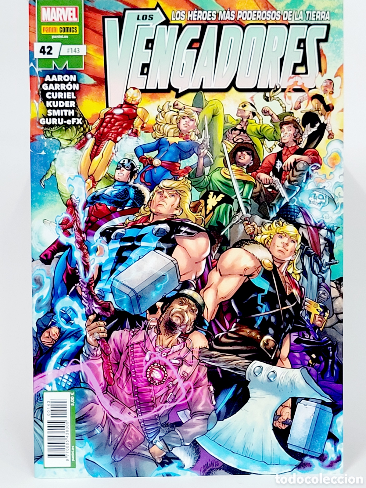 C&oacute;mics: C&Oacute;MIC LOS VENGADORES 143 PANINI MARVEL GRAPA DE KIOSCO - Foto 1