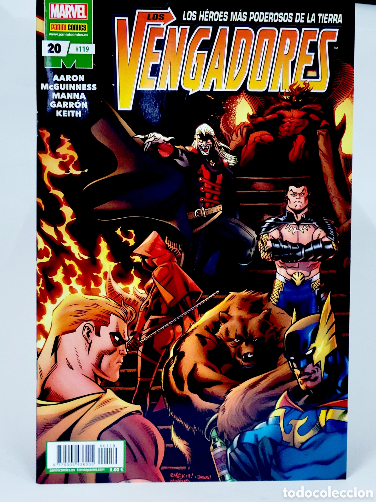 C&oacute;mics: C&Oacute;MIC LOS VENGADORES 119 PANINI MARVEL GRAPA DE KIOSCO - Foto 1