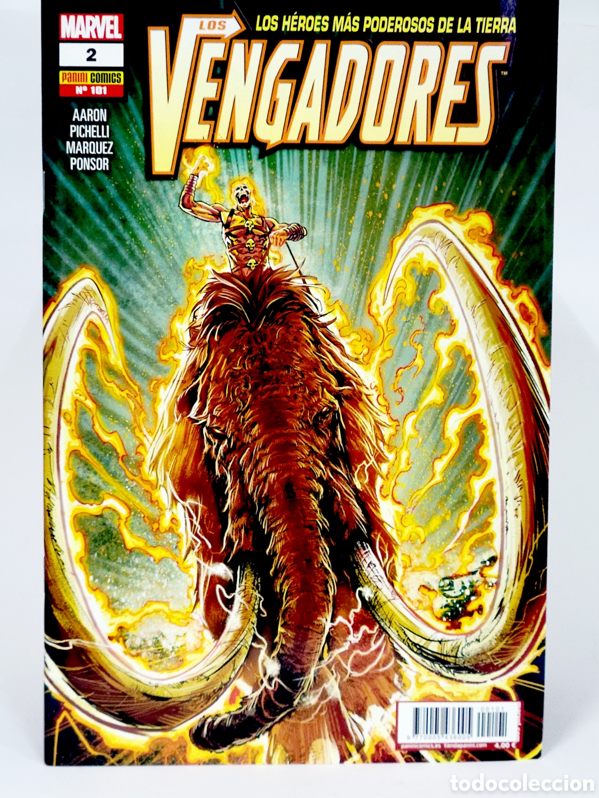 C&oacute;mics: C&Oacute;MIC LOS VENGADORES 101 PANINI MARVEL GRAPA DE KIOSCO - Foto 1