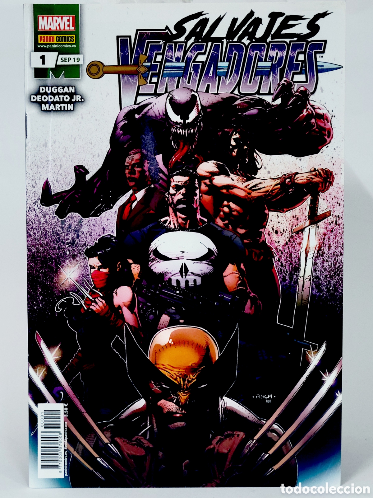 C&oacute;mics: C&Oacute;MIC SALVAJES VENGADORES 1 SEPTIEMBRE 2019 PANINI MARVEL GRAPA DE KIOSCO