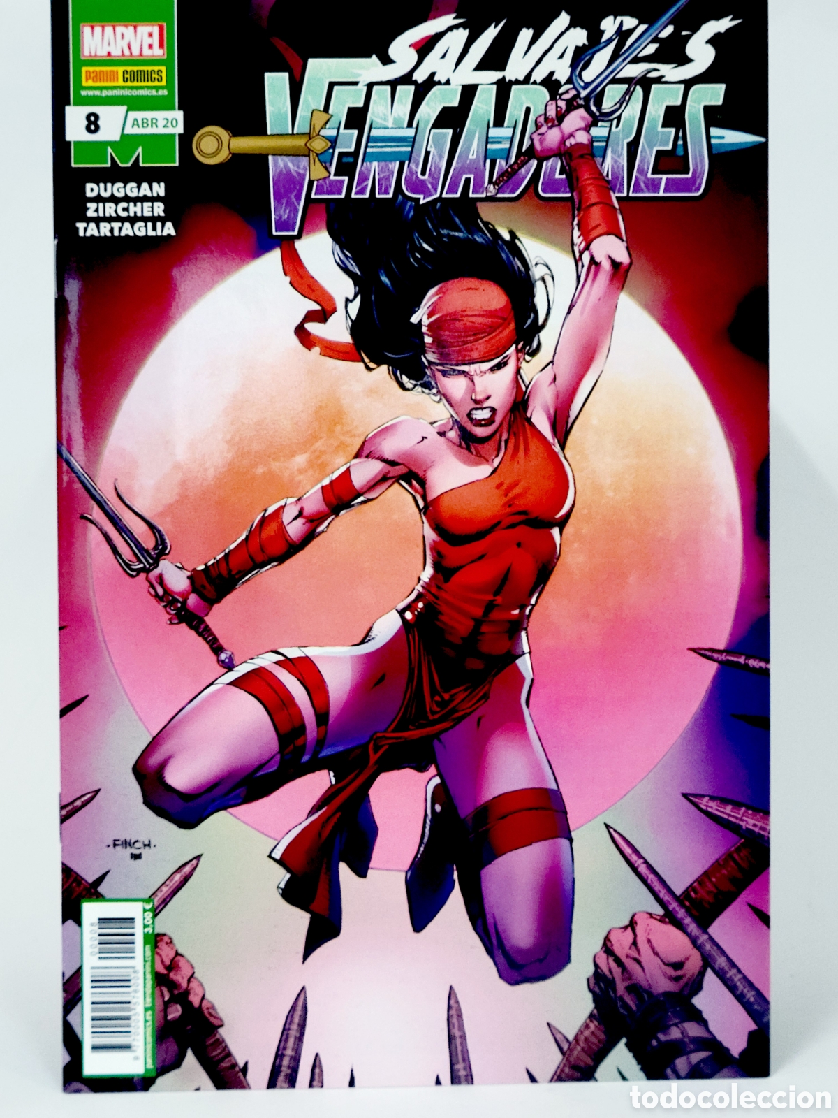 C&oacute;mics: C&Oacute;MIC SALVAJES VENGADORES 8 ABRIL 2020 PANINI MARVEL GRAPA DE KIOSCO