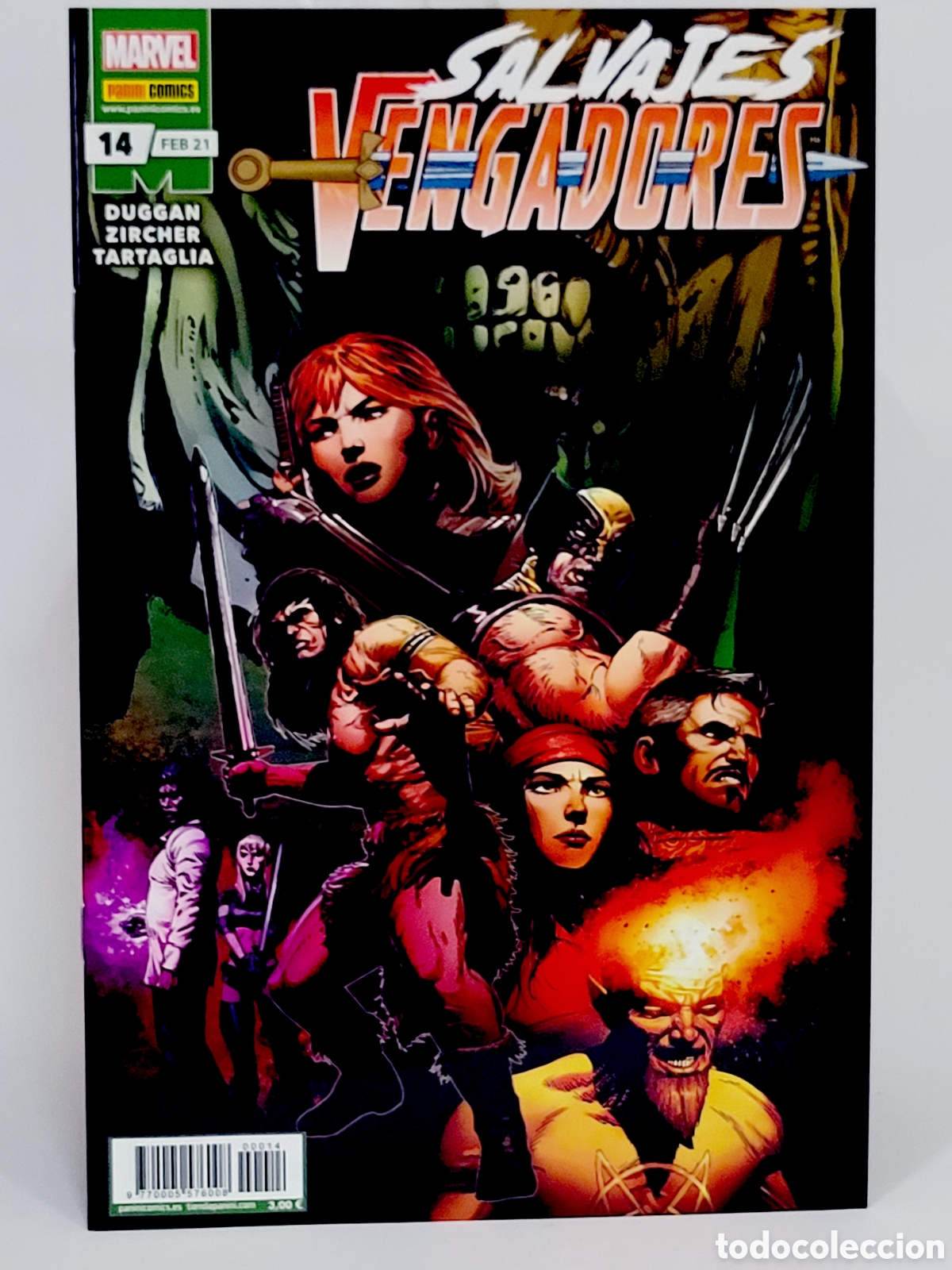 C&oacute;mics: C&Oacute;MIC SALVAJES VENGADORES 14 FEBRERO 2021 PANINI MARVEL GRAPA DE KIOSCO