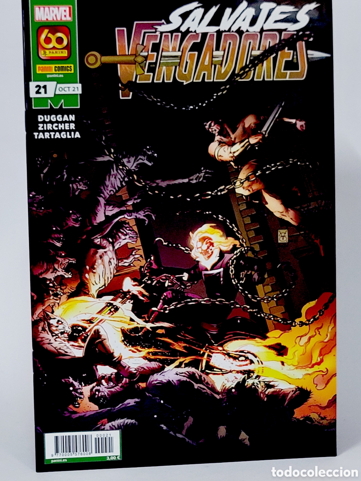 C&oacute;mics: C&Oacute;MIC SALVAJES VENGADORES 21 OCTUBRE 2021 PANINI MARVEL GRAPA DE KIOSCO