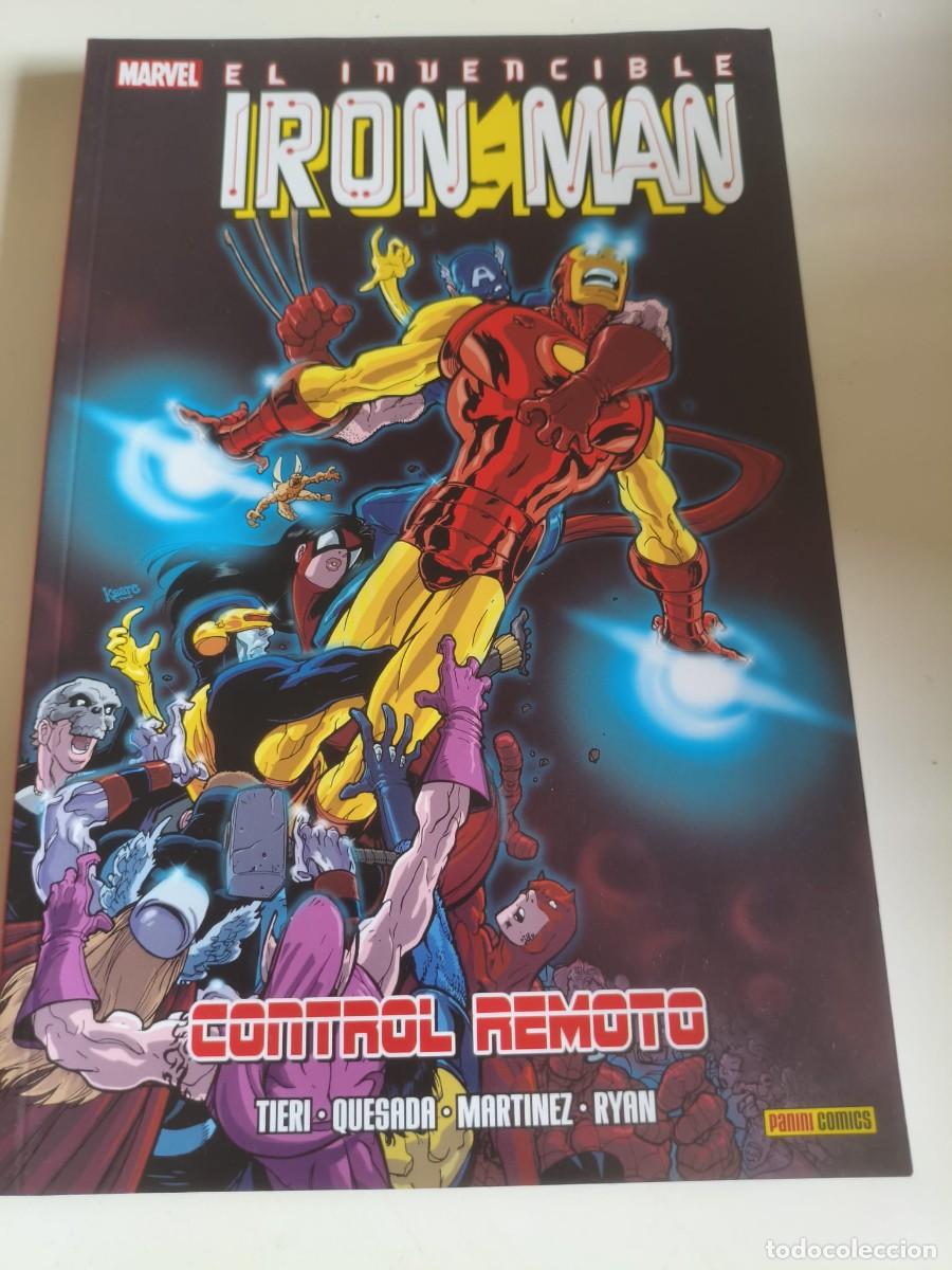 C&oacute;mics: El Invencible Iron Man: Control Remoto Panini Tieri Quesada Ryan Mart&iacute;nez