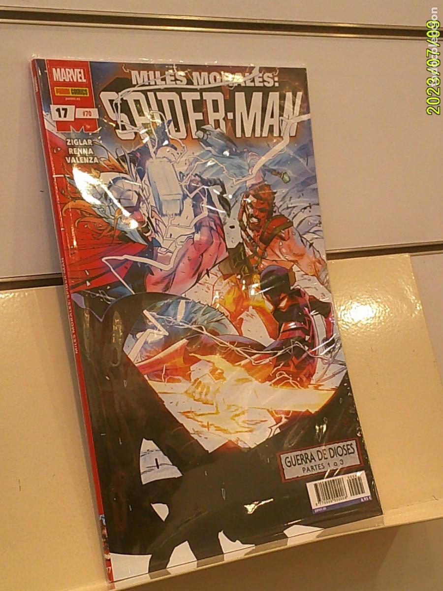 C&oacute;mics: MILES MORALES: SPIDER-MAN N&ordm; 17-70 GUERRA DE DIOSES PARTES 1 A 3 MARVEL - PANINI