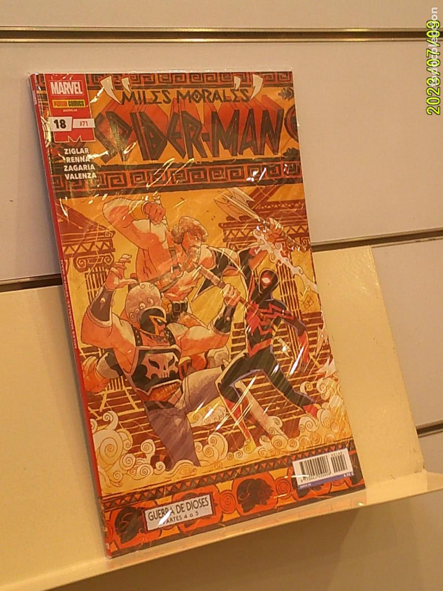 C&oacute;mics: MILES MORALES: SPIDER-MAN N&ordm; 18-71 GUERRA DE DIOSES PARTES 4 A 5 MARVEL - PANINI
