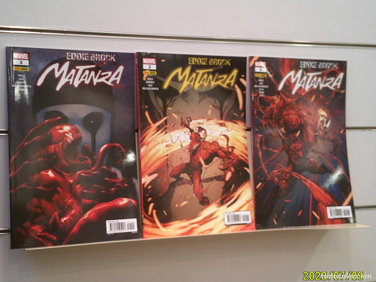 C&oacute;mics: EDDIE BROCK MATANZA COMPLETA 3 TOMOS MARVEL - PANINI - Foto 1
