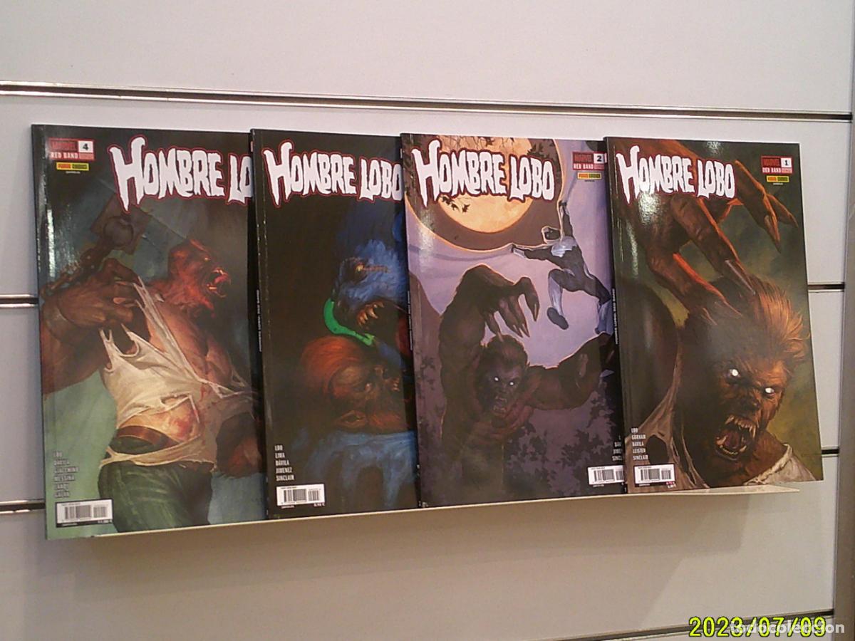 C&oacute;mics: HOMBRE LOBO COMPLETA 4 TOMOS MARVEL - PANINI OFERTA - Foto 1