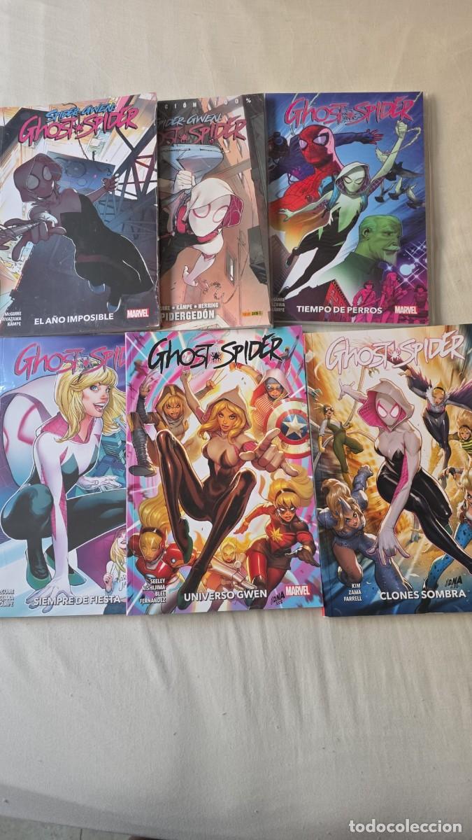 C&oacute;mics: 100% MARVEL: SPIDER GWEN: GHOST SPIDER (OBRA COMPLETA 6 TOMOS) - PANINI