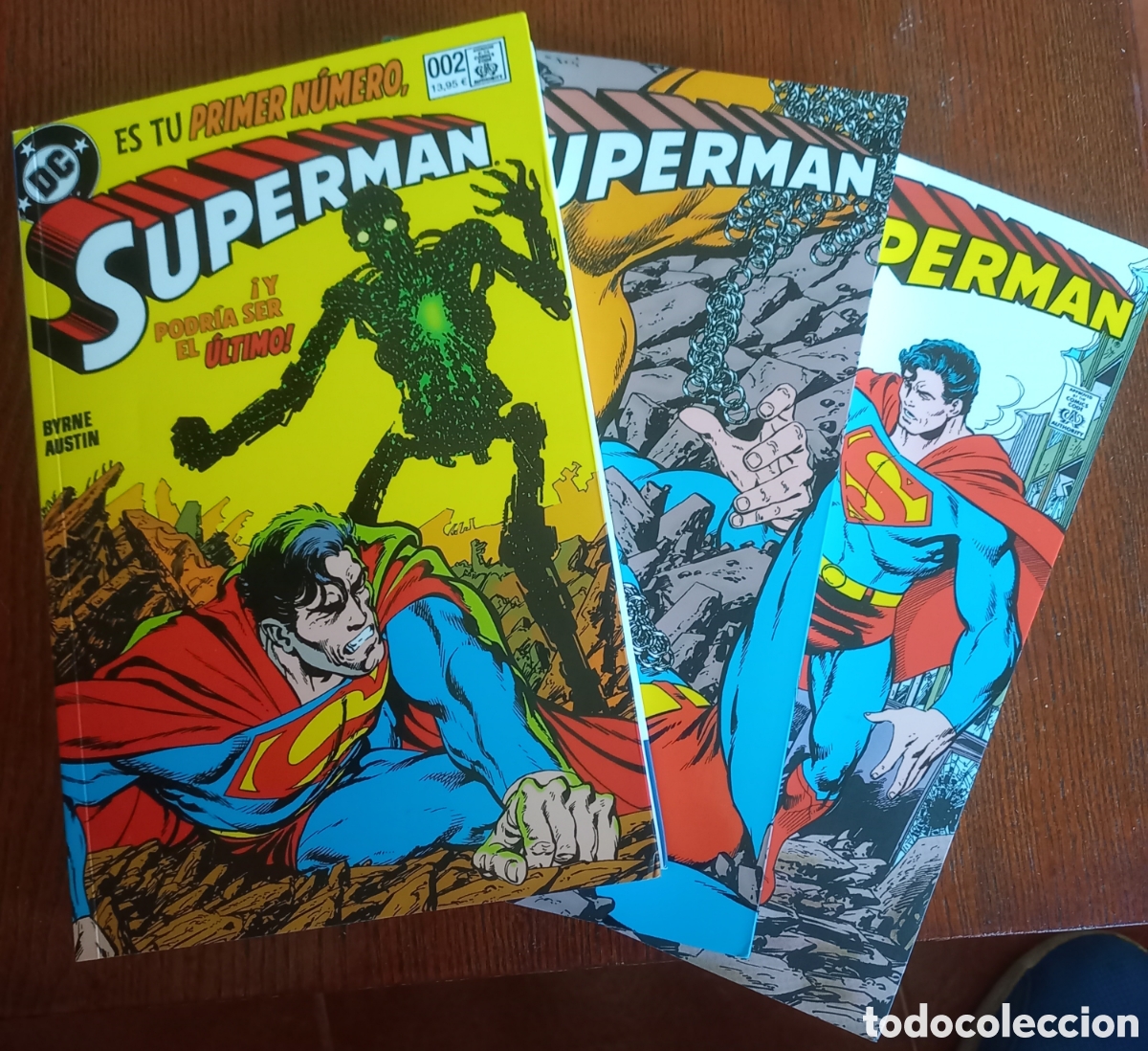 C&oacute;mics: Lote de 3 Biblioteca Superman DC Panini John Byrne 2, 4, 6