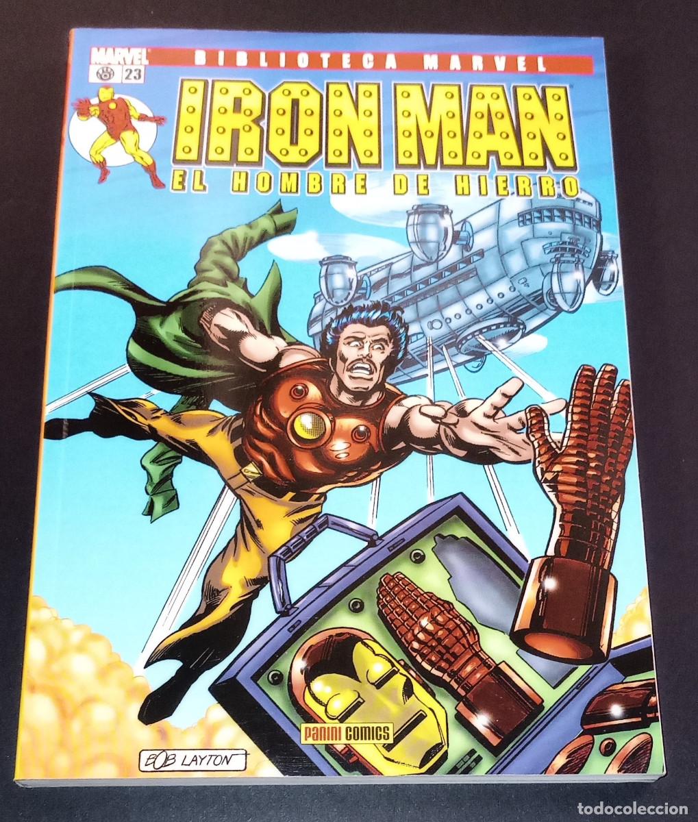C&oacute;mics: IRON MAN N&ordm; 23 - BIBLIOTECA MARVEL - PANINI, 2003 - Foto 1