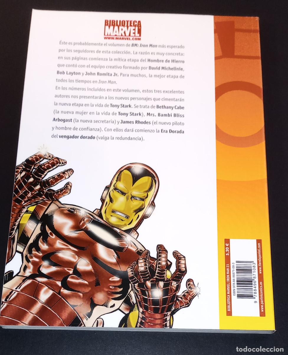 C&oacute;mics: IRON MAN N&ordm; 23 - BIBLIOTECA MARVEL - PANINI, 2003 - Foto 3