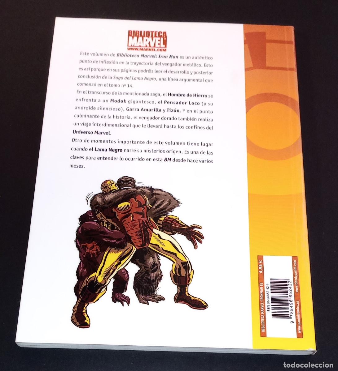 C&oacute;mics: IRON MAN N&ordm; 18 - BIBLIOTECA MARVEL - PANINI, 2003 - Foto 3