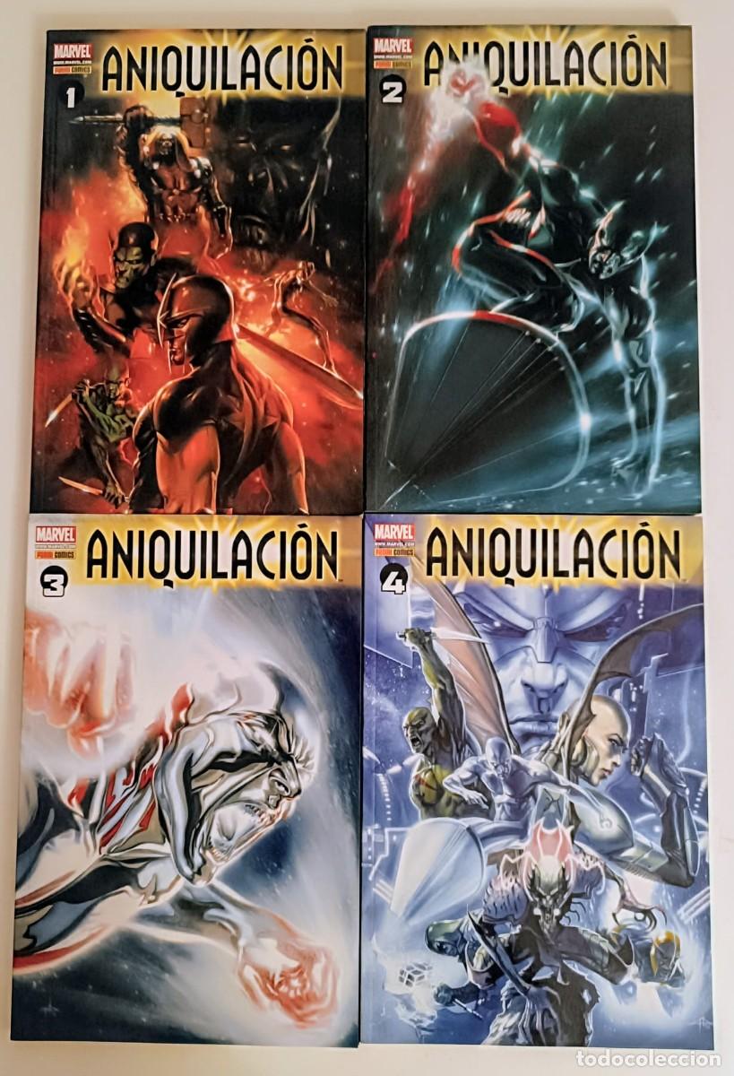 C&oacute;mics: Marvel Aniquilaci&oacute;n (1 al 4) Colecci&oacute;n Completa - Panini 2007 (Mint)