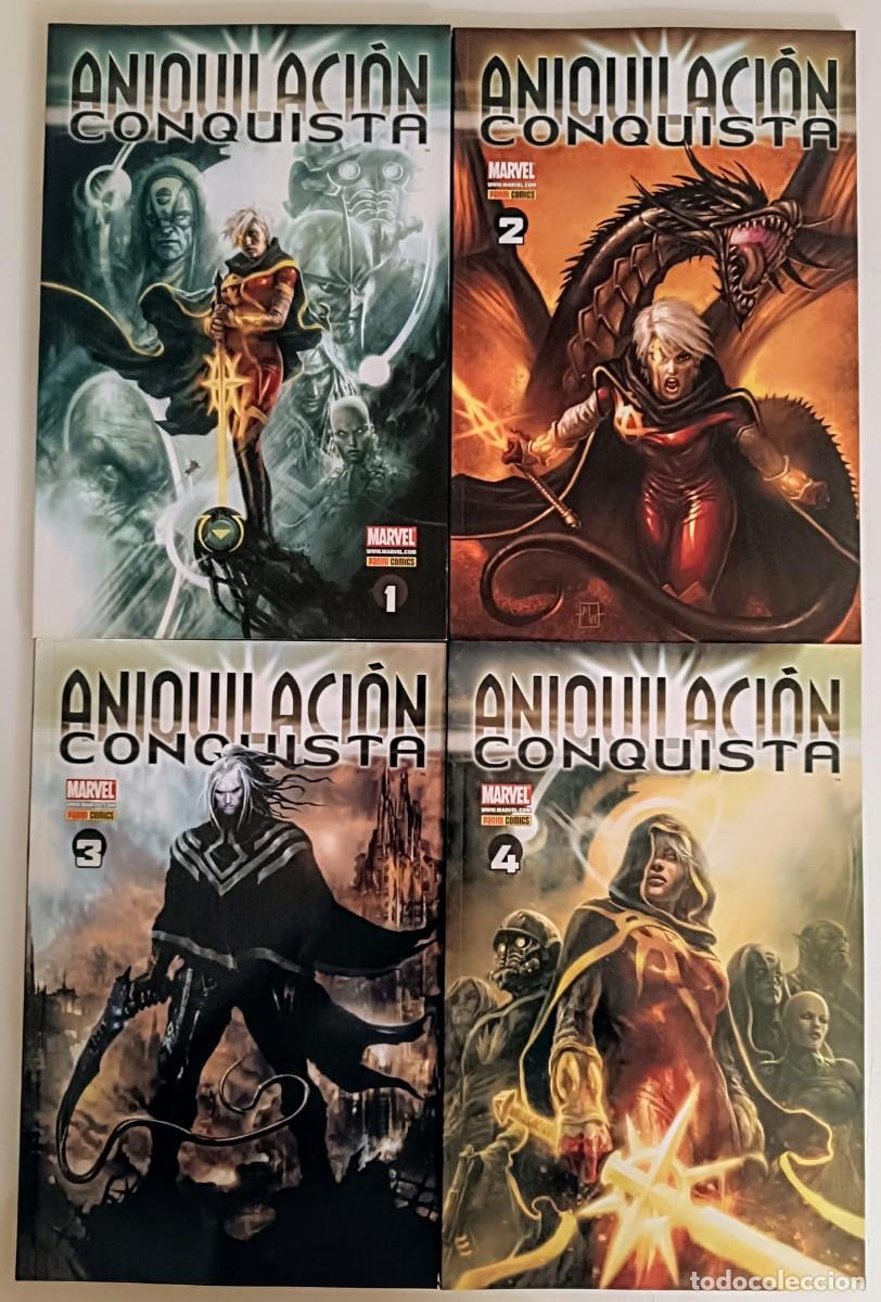 C&oacute;mics: Marvel Aniquilaci&oacute;n Conquista (1 al 4) Completa - Panini 2008 (Mint)