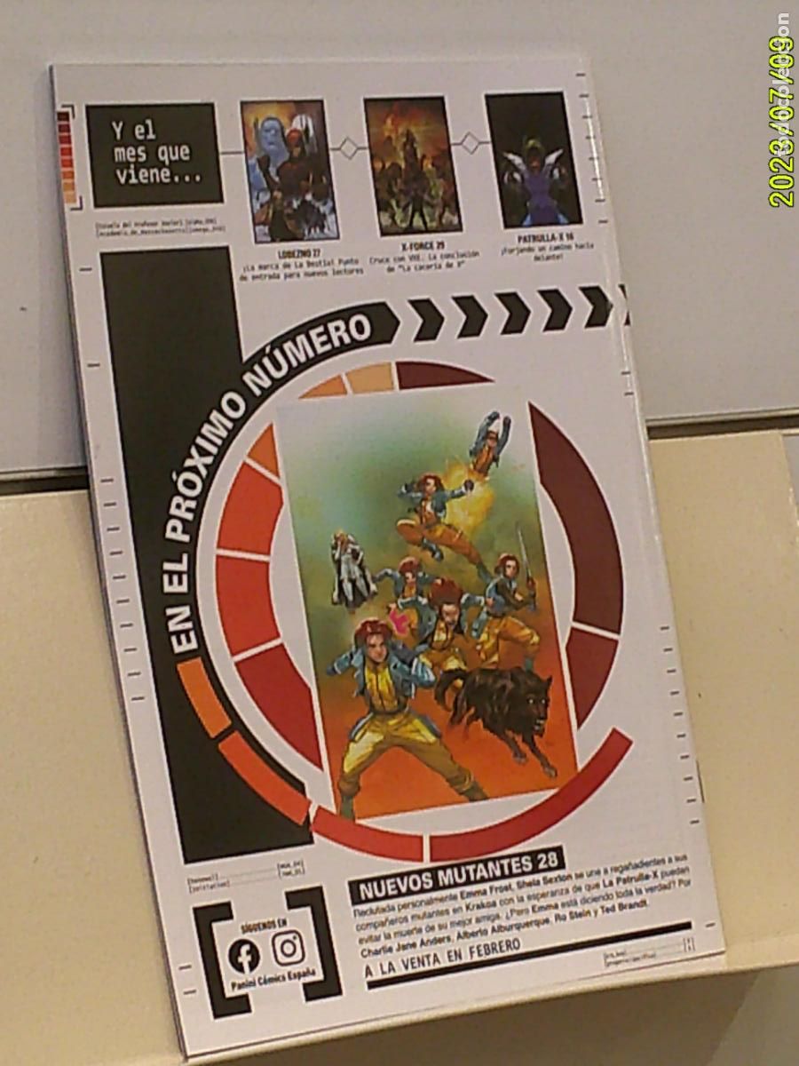 C&oacute;mics: NUEVOS MUTANTES N&ordm; 27 ENE 23 MARVEL - PANINI - Foto 2