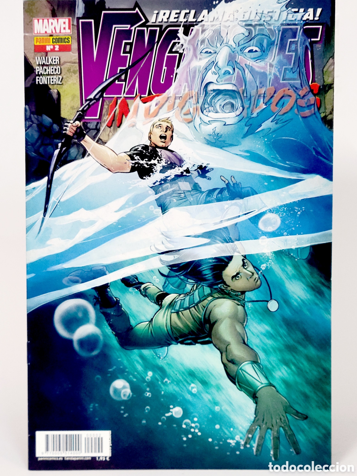 C&oacute;mics: C&Oacute;MIC VENGADORES INDIGNADOS 2 PANINI MARVEL GRAPA DE KIOSCO - Foto 1