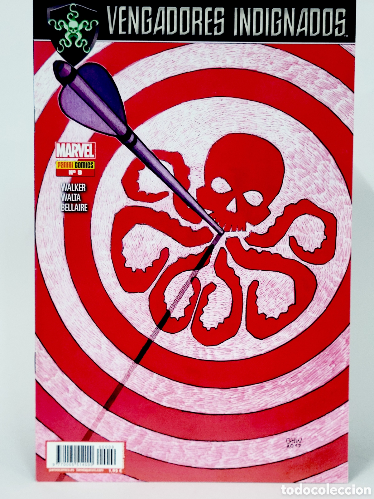 C&oacute;mics: C&Oacute;MIC VENGADORES INDIGNADOS 9 PANINI MARVEL GRAPA DE KIOSCO - Foto 1