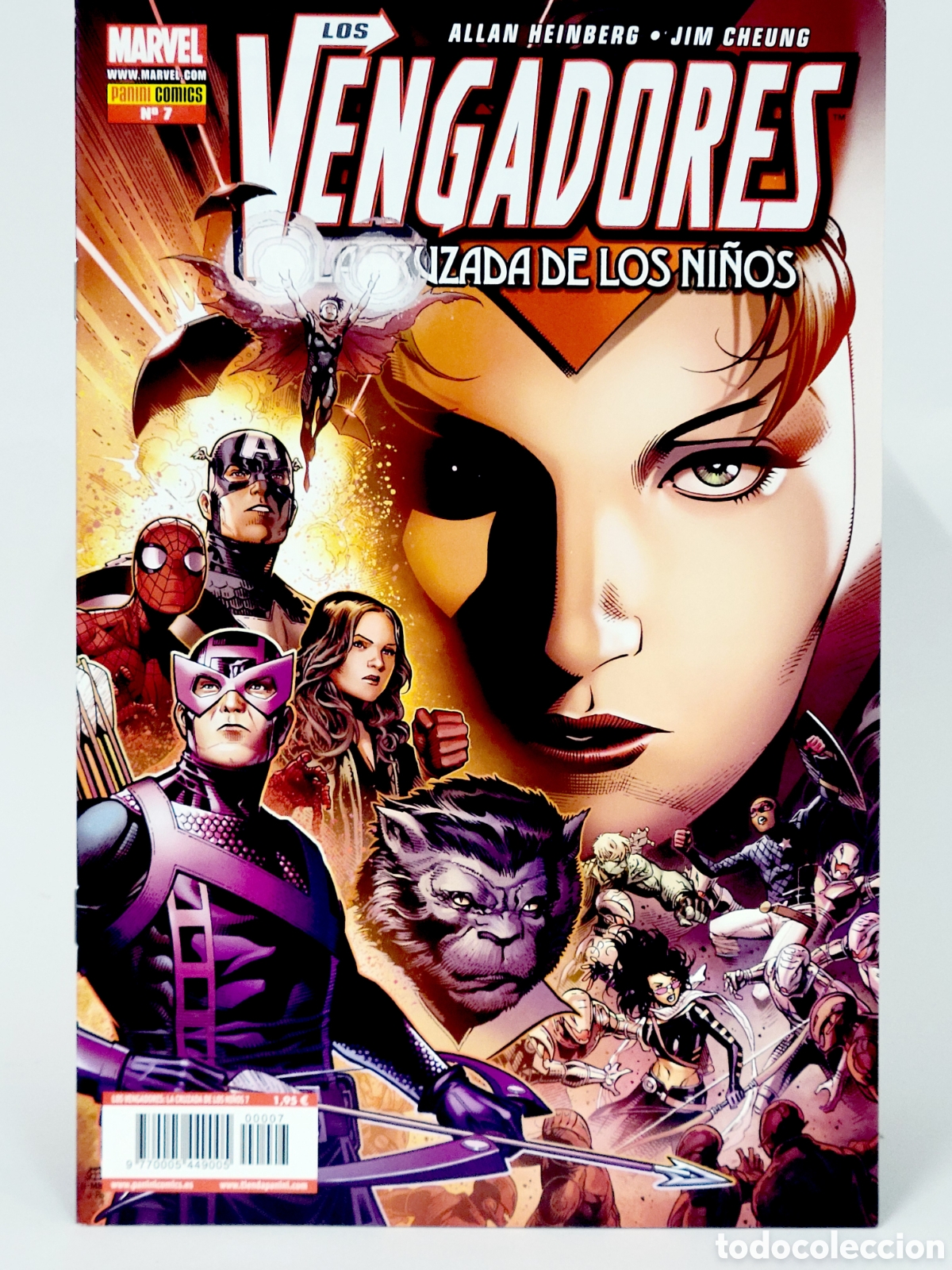C&oacute;mics: C&Oacute;MIC LOS VENGADORES 7 LA CRUZADA DE LOS NI&Ntilde;OS PANINI MARVEL GRAPA DE KIOSCO