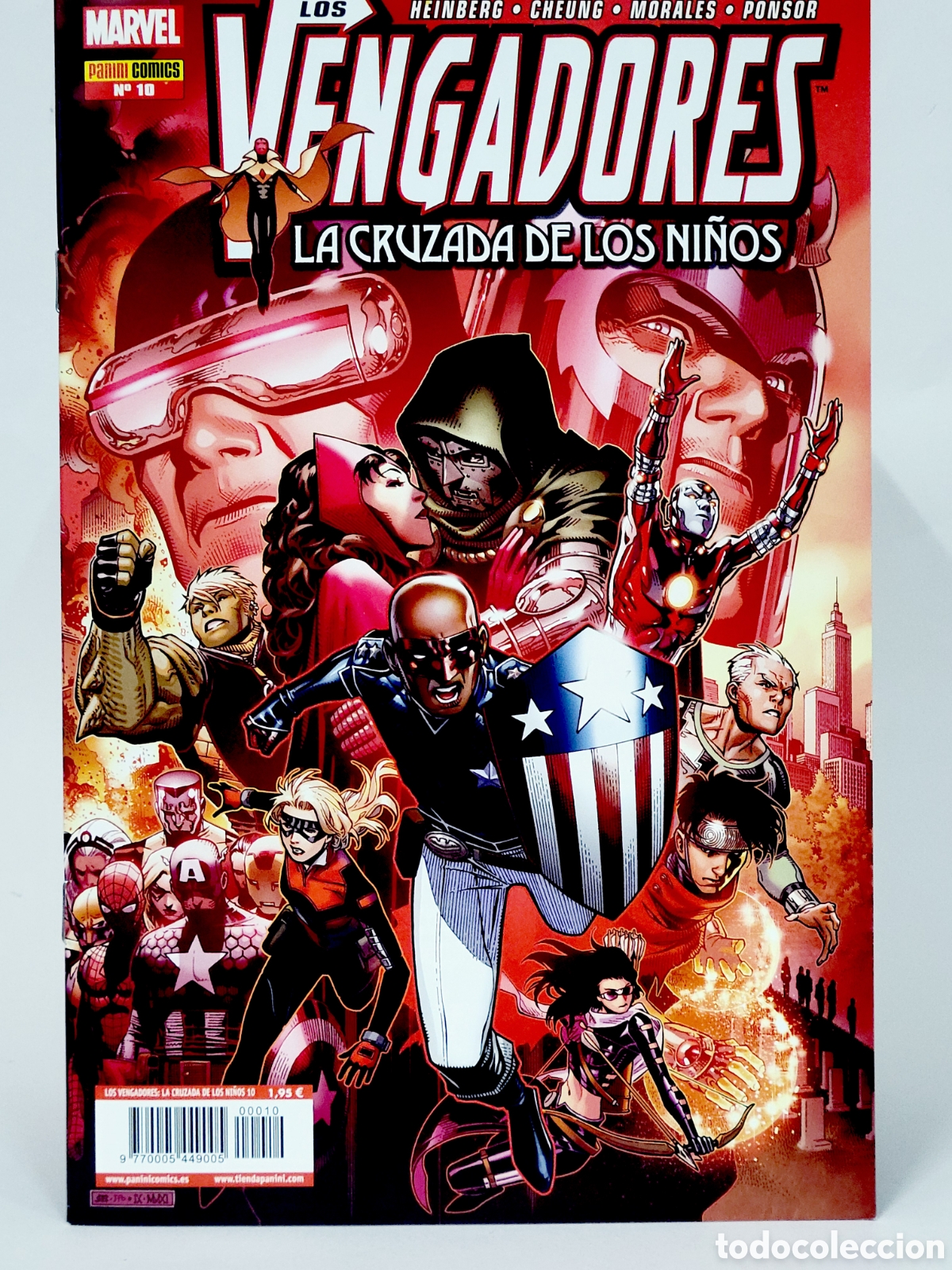 C&oacute;mics: C&Oacute;MIC LOS VENGADORES 10 LA CRUZADA DE LOS NI&Ntilde;OS PANINI MARVEL GRAPA DE KIOSCO