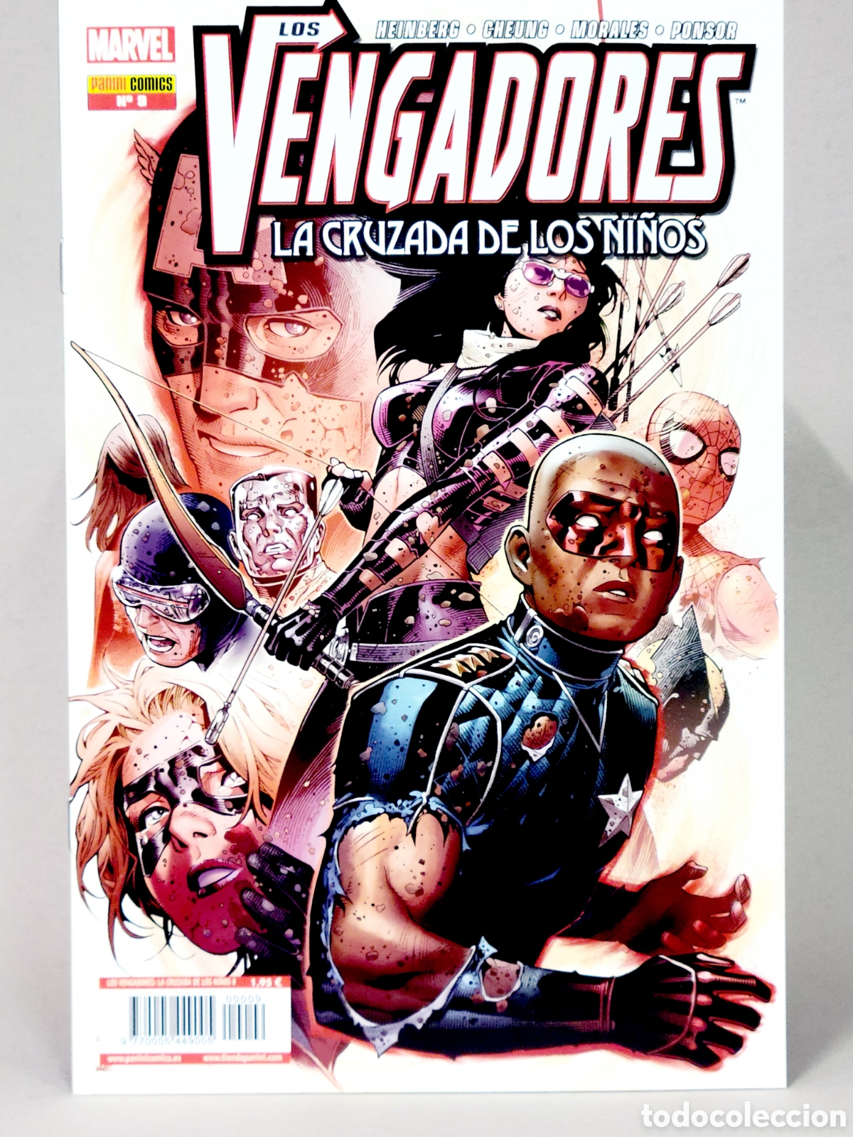 C&oacute;mics: C&Oacute;MIC LOS VENGADORES 9 LA CRUZADA DE LOS NI&Ntilde;OS PANINI MARVEL GRAPA DE KIOSCO