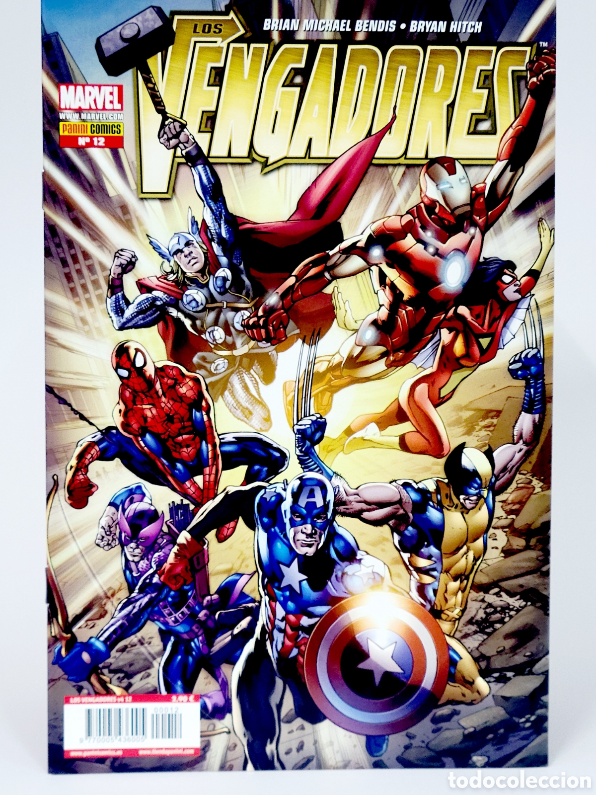 C&oacute;mics: C&Oacute;MIC LOS VENGADORES 12 VOL.4 EL FIN DE LOS TIEMPOS PANINI MARVEL VOLUMEN GRAPA DE KIOSCO