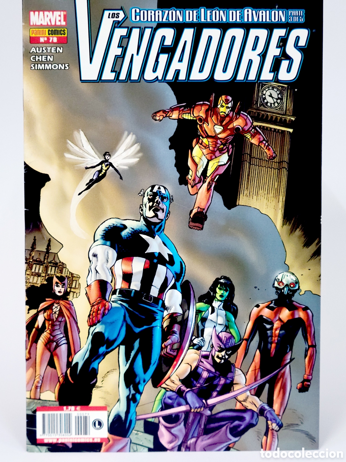 C&oacute;mics: C&Oacute;MIC LOS VENGADORES 79 VOL.4 EL FIN DE LOS TIEMPOS PANINI MARVEL VOLUMEN GRAPA DE KIOSCO