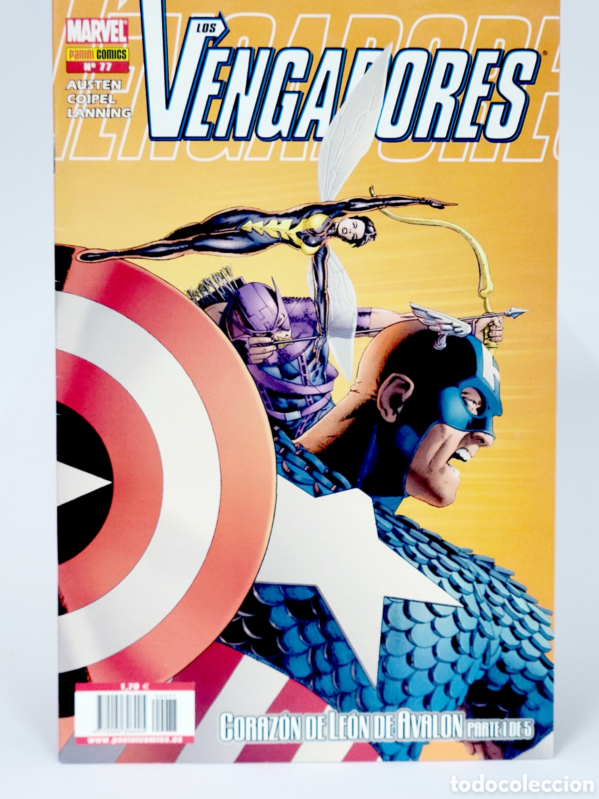 C&oacute;mics: C&Oacute;MIC LOS VENGADORES 77 VOL.4 EL FIN DE LOS TIEMPOS PANINI MARVEL VOLUMEN GRAPA DE KIOSCO