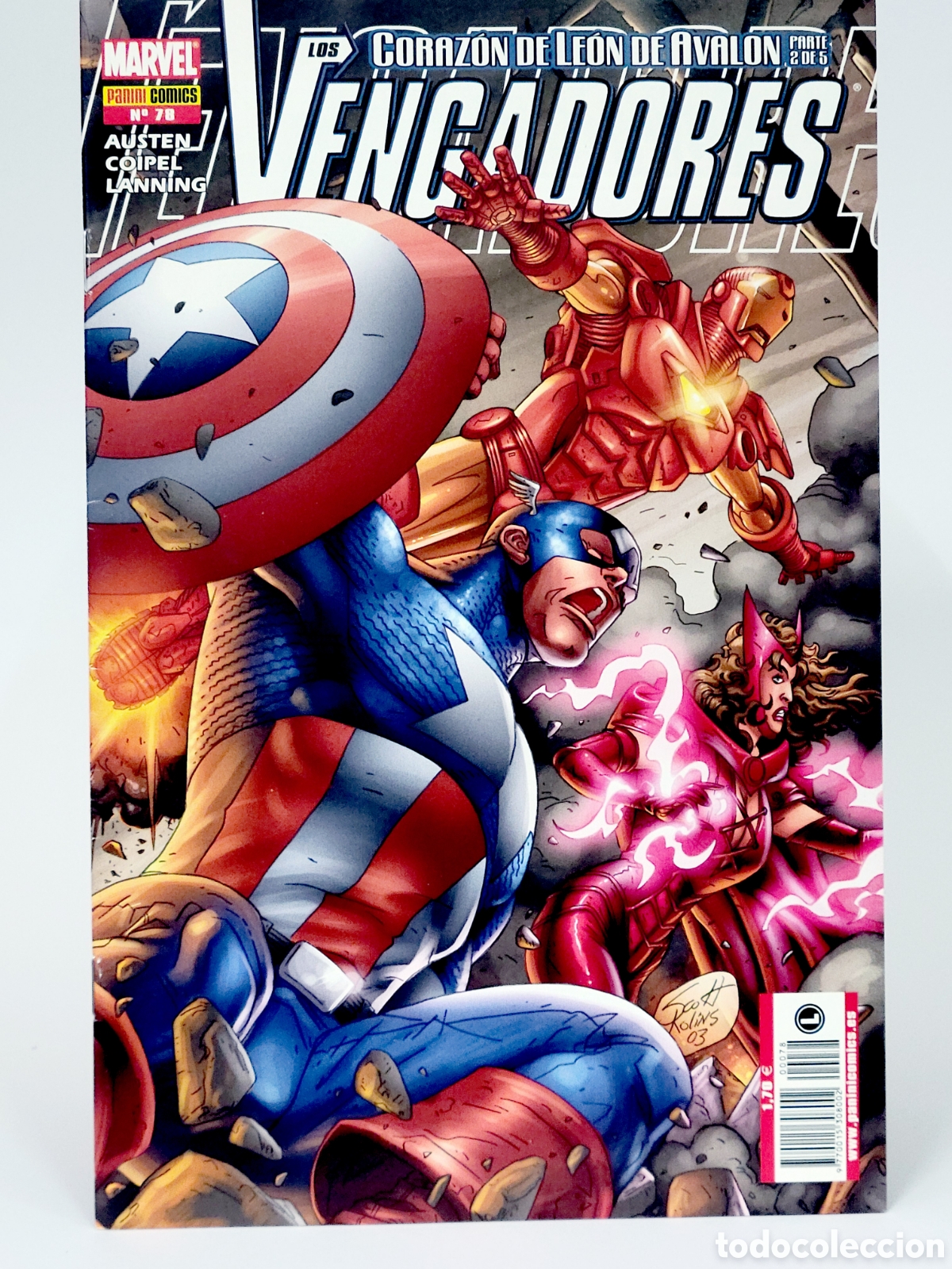 C&oacute;mics: C&Oacute;MIC LOS VENGADORES 78 VOL.4 PANINI MARVEL VOLUMEN GRAPA DE KIOSCO