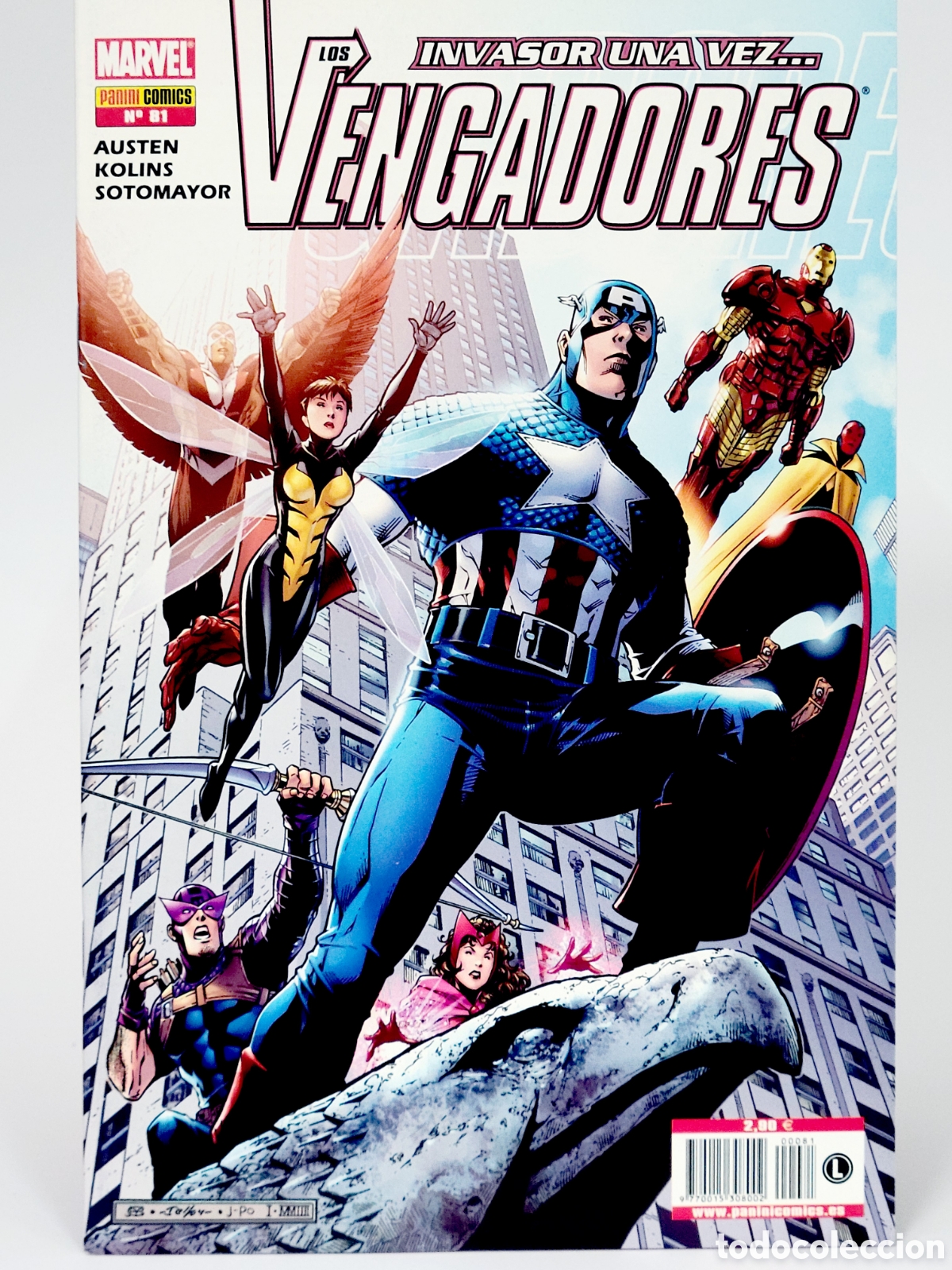 C&oacute;mics: C&Oacute;MIC LOS VENGADORES 81 PANINI MARVEL GRAPA DE KIOSCO