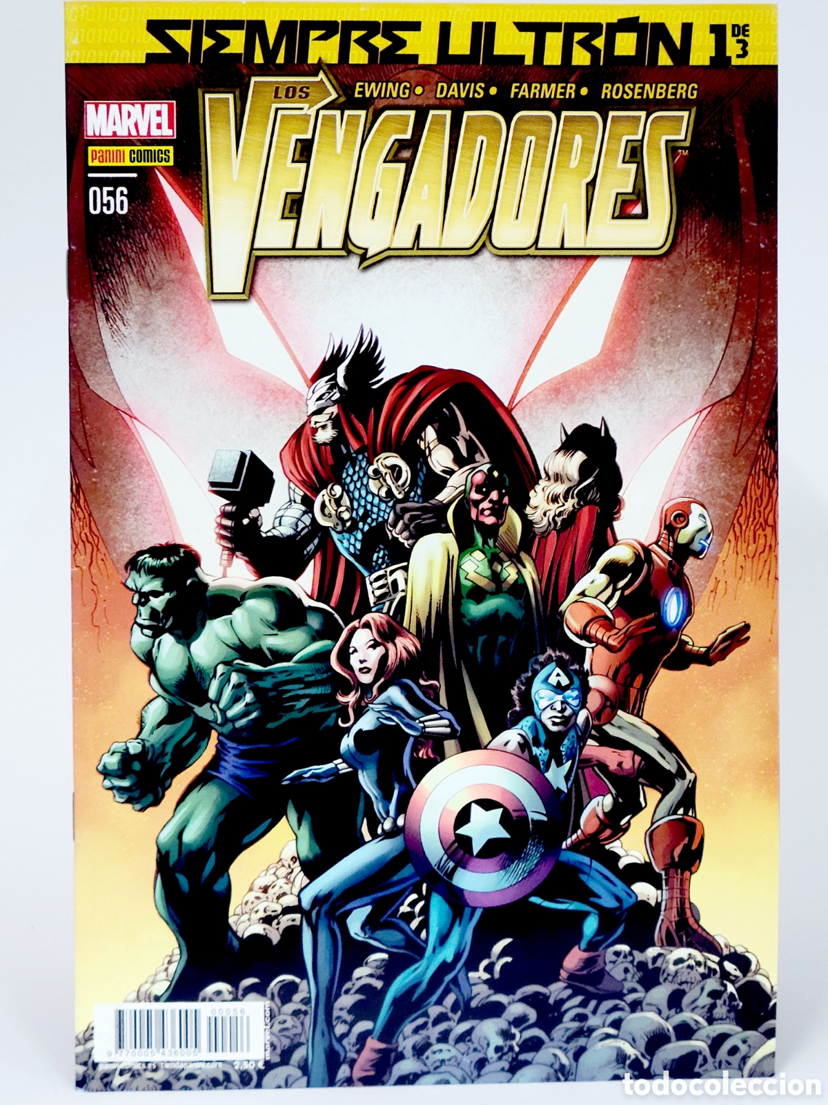 C&oacute;mics: C&Oacute;MIC LOS VENGADORES 56 SIEMPRE ULTRON PANINI MARVEL GRAPA DE KIOSCO - Foto 1