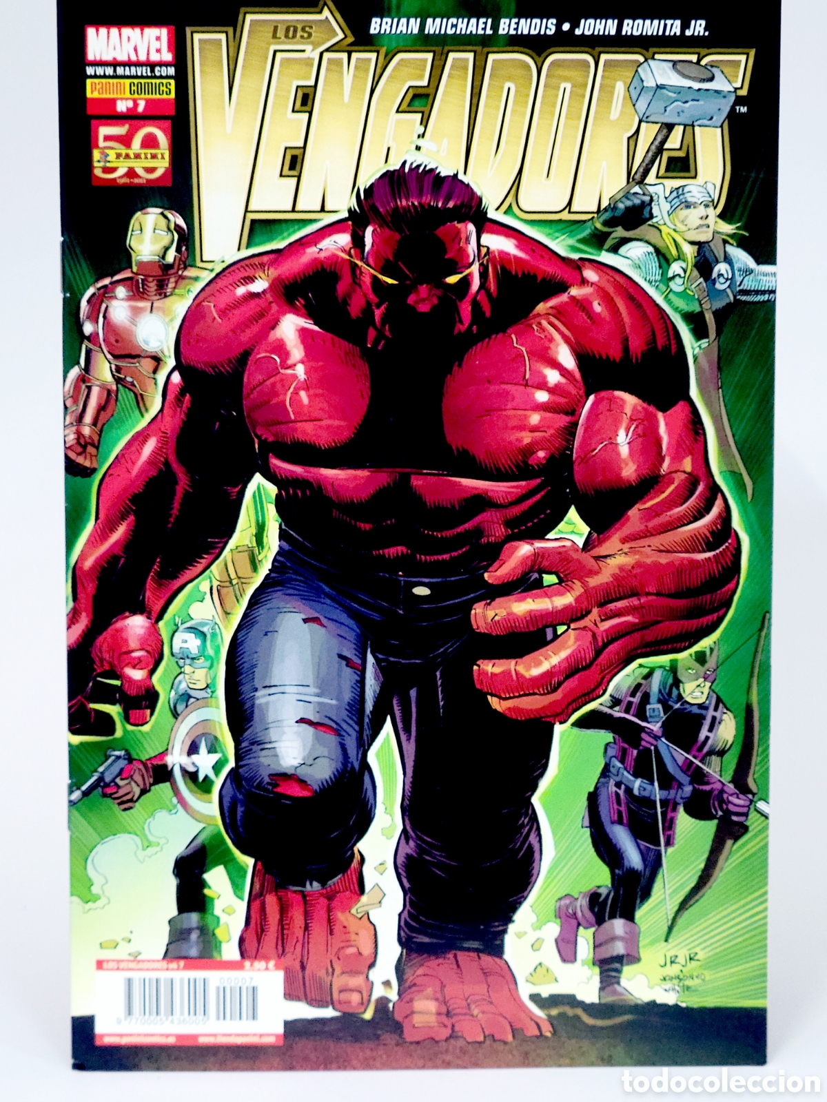 C&oacute;mics: C&Oacute;MIC LOS VENGADORES 7 PANINI MARVEL GRAPA DE KIOSCO - Foto 1