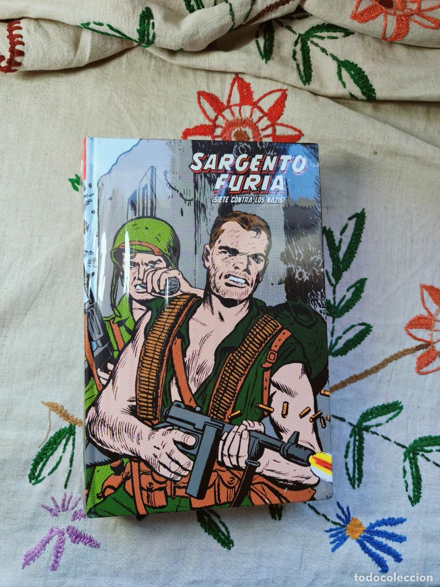 C&oacute;mics: Sargento Furia. Tomo 1. Siete contra los nazis. Rogern Stern. Marvel Limited Edition. Panini.