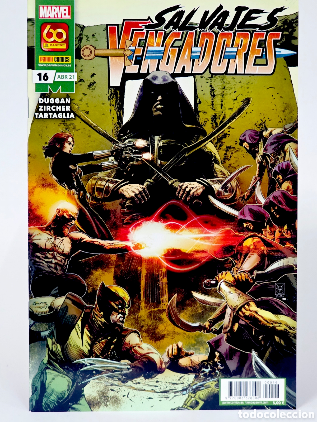 C&oacute;mics: C&Oacute;MIC SALVAJES VENGADORES 16 ABRIL 2021 PANINI MARVEL GRAPA DE KIOSCO