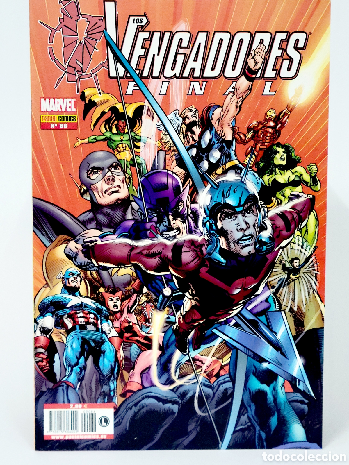 C&oacute;mics: C&Oacute;MIC LOS VENGADORES 86 FINAL PANINI MARVEL GRAPA DE KIOSCO - Foto 1