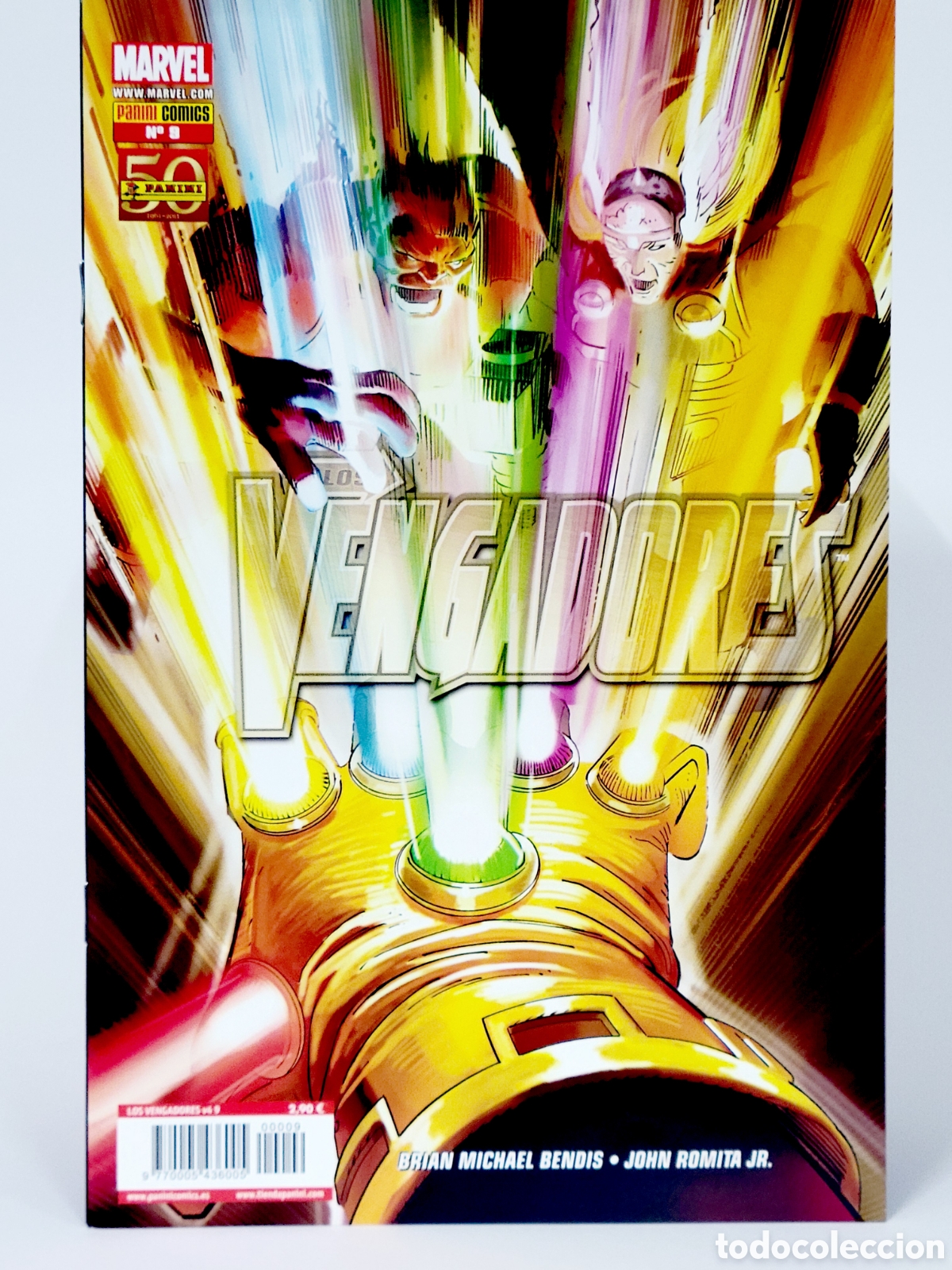 C&oacute;mics: C&Oacute;MIC LOS VENGADORES 9 PANINI MARVEL GRAPA DE KIOSCO - Foto 1