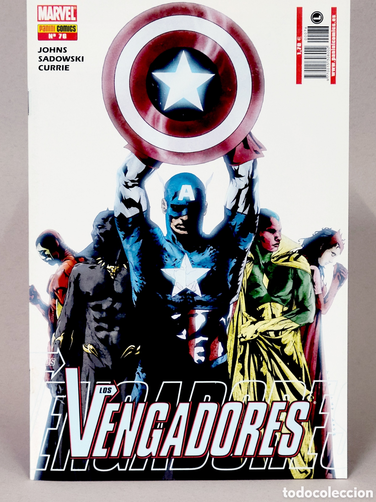 C&oacute;mics: C&Oacute;MIC LOS VENGADORES 76 PANINI MARVEL GRAPA DE KIOSCO - Foto 1