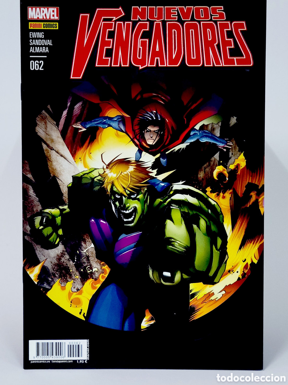 C&oacute;mics: C&Oacute;MIC NUEVOS VENGADORES 62 PANINI MARVEL GRAPA DE KIOSCO - Foto 1