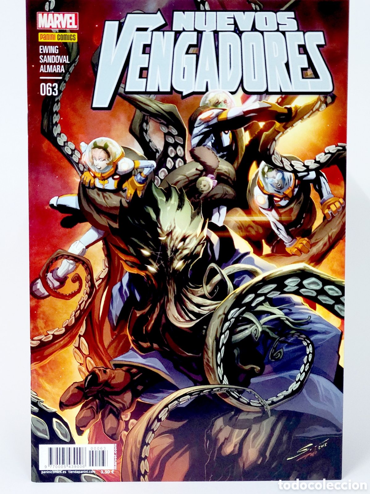 C&oacute;mics: C&Oacute;MIC NUEVOS VENGADORES 63 PANINI MARVEL GRAPA DE KIOSCO - Foto 1