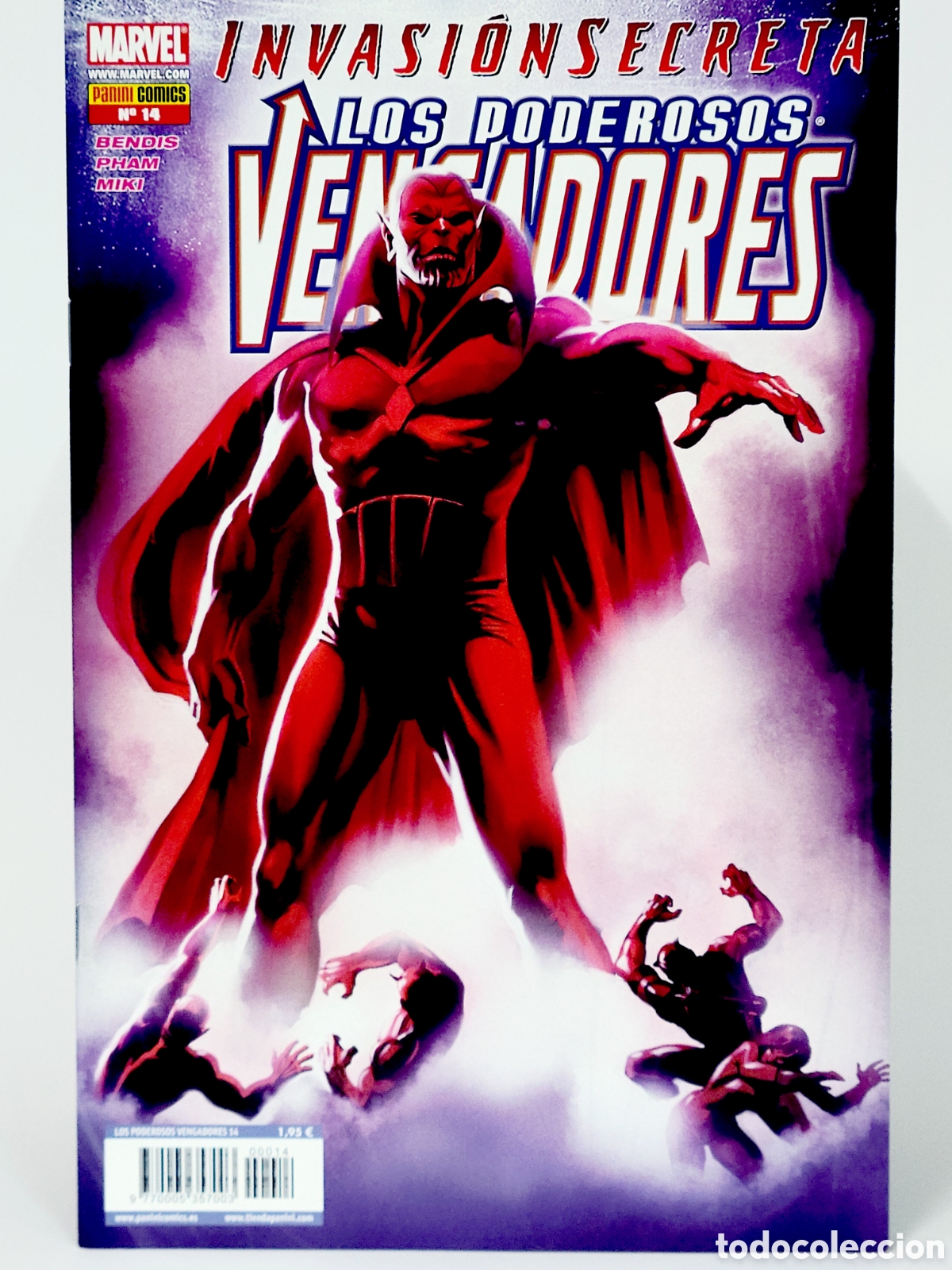 C&oacute;mics: C&Oacute;MIC LOS PODEROSOS VENGADORES 14 INVASI&Oacute;N SECRETA PANINI MARVEL GRAPA DE KIOSCO - Foto 1