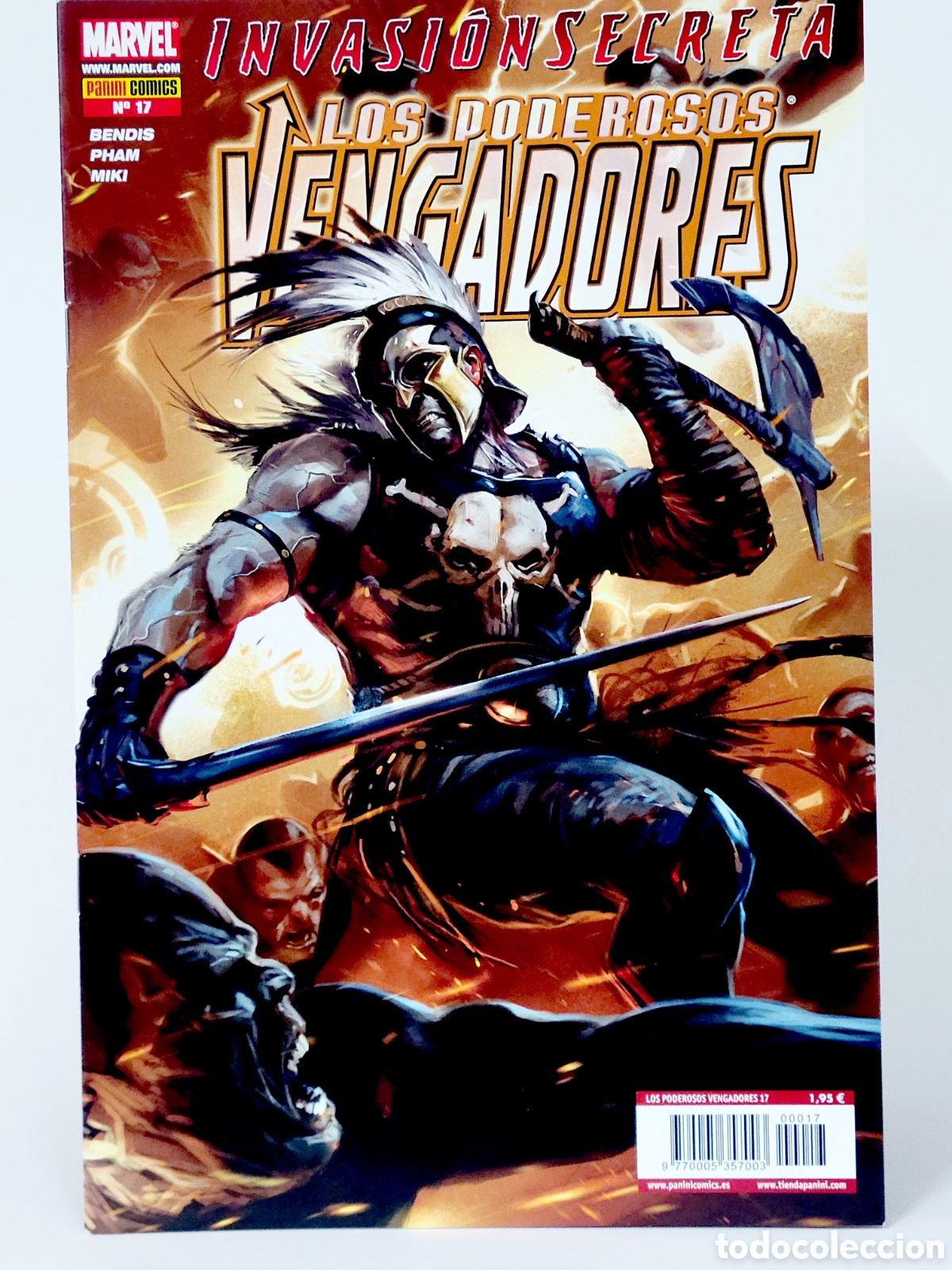C&oacute;mics: C&Oacute;MIC LOS PODEROSOS VENGADORES 17 INVASI&Oacute;N SECRETA PANINI MARVEL GRAPA DE KIOSCO - Foto 1