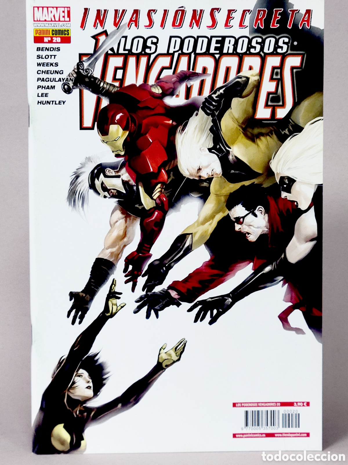 C&oacute;mics: C&Oacute;MIC LOS PODEROSOS VENGADORES 20 INVASI&Oacute;N SECRETA PANINI MARVEL GRAPA DE KIOSCO - Foto 1