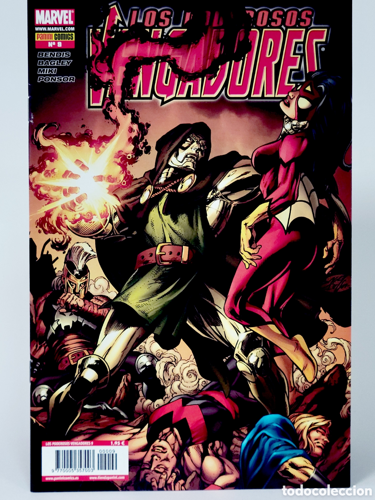 C&oacute;mics: C&Oacute;MIC LOS PODEROSOS VENGADORES 9 PANINI MARVEL GRAPA DE KIOSCO - Foto 1