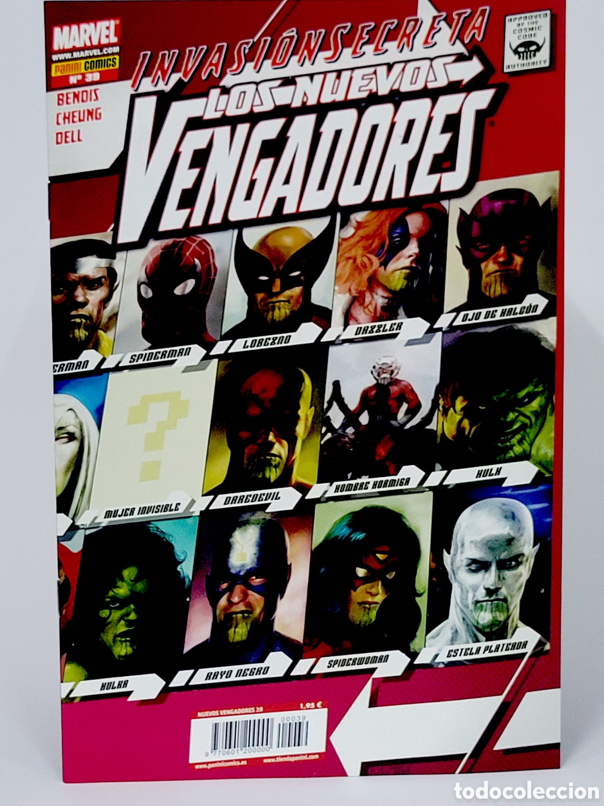 C&oacute;mics: C&Oacute;MIC LOS NUEVOS VENGADORES 39 INVASI&Oacute;N SECRETA PANINI MARVEL GRAPA DE KIOSCO